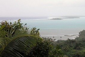 Aitutaki Lagoon - Wet Day.