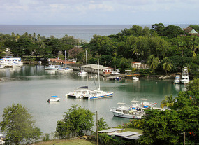 St Lucia Harbour.
