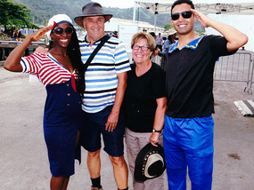 Leaving the Ship at Rabaul.