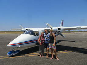 Our Plane for Horizontal Waterfall, Derby