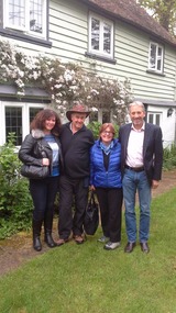 In Kent with friends Philip and Linda