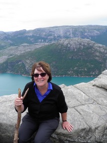 Heather on Top - Pulpit Rock