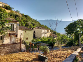 View of our house on left in Capestrano