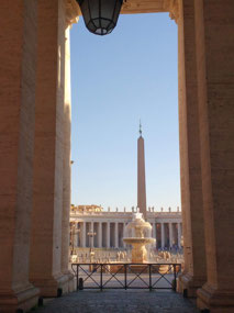 Glimpse of St Peter’s Square
