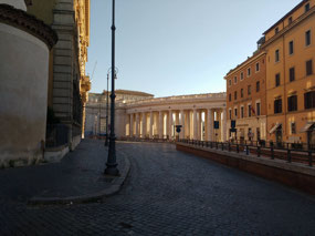 Off bus @ Vatican