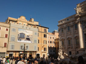 Advertising at Trevi