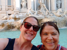 Selfie at Trevi