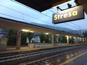 We catch the morning train...