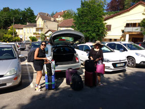 Arrival in Sarlat