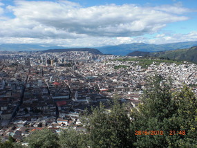 Oversiktbilde over quito