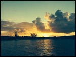 Sunrise over Lynynard Cay