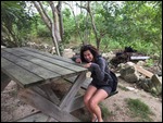 Oversized picnic table