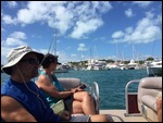 Shuttling over to Hope Town Marina