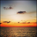 Sunrise off of Egg Island