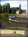 CANAL PATH OUTSIDE GHENT. 