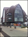 A RATHER BRUTAL APARTMENT BLOCK ON THE BEACH. 