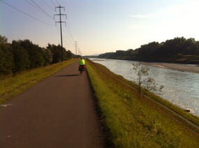 The Rhine Cycleway.  