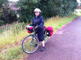 WENDY IN HER WET-WEATHER GEAR