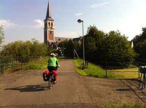 RIVER-SIDE PATH TO ANTWERP. 