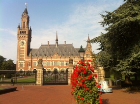 THE PEACE PALACE, THE HAGUE. 