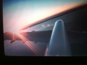 TAIL CAMERA ON A380 COMING INTO BRIS. 