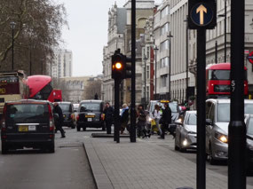 Looking along Piccadilly’