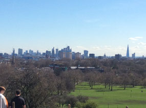 London from Pimrose Hill Camden Town