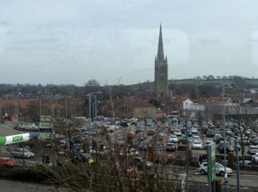 Cathedral in village north of London