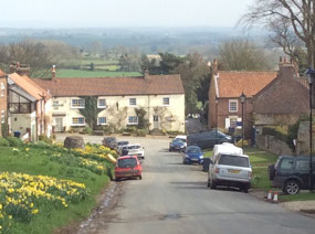 Rural Village scene in Yorkshire