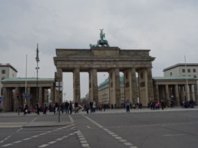 The mighty Brandenburg Gate
