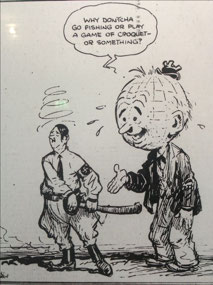 cartoon in Chicago times