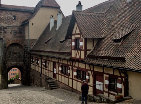 Top of old town in Nuremberg