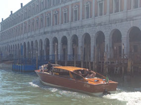 Water taxi on the Canal Grande