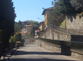 Typical street in Menaggio