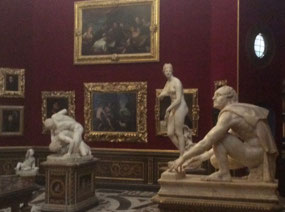 Tribune Gallery in Uffizi Gallery 1500’s