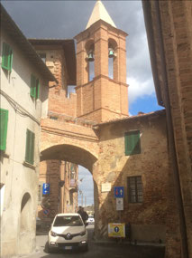 entrance to Palaia village
