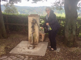 Pumping water at Bucciano Tuscany