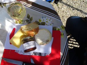 Our French lunch at our hotel