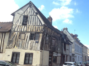 A medieval house (circa 1600) in Pont de l’ Arche