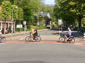 Typical Amsterdam suburban scene