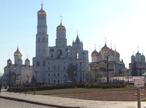 Cathedrals inside The Kremlin