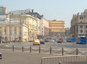 Typical Moscow Boulevard