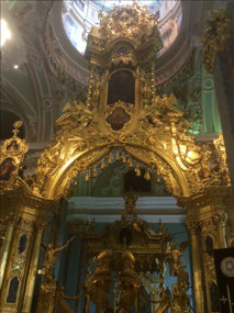 Inside Cathedral in Peter’s Fortress
