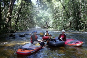 SUP group on the Mossman River