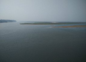 The mighty Ganga at Bhagalpur