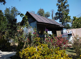 Houses are simple Khasi style