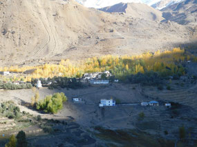 Distant shots of the village