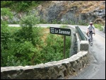 Mike on the climb