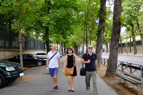 Starting the day with a brisk walk