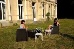 Drinks in the garden